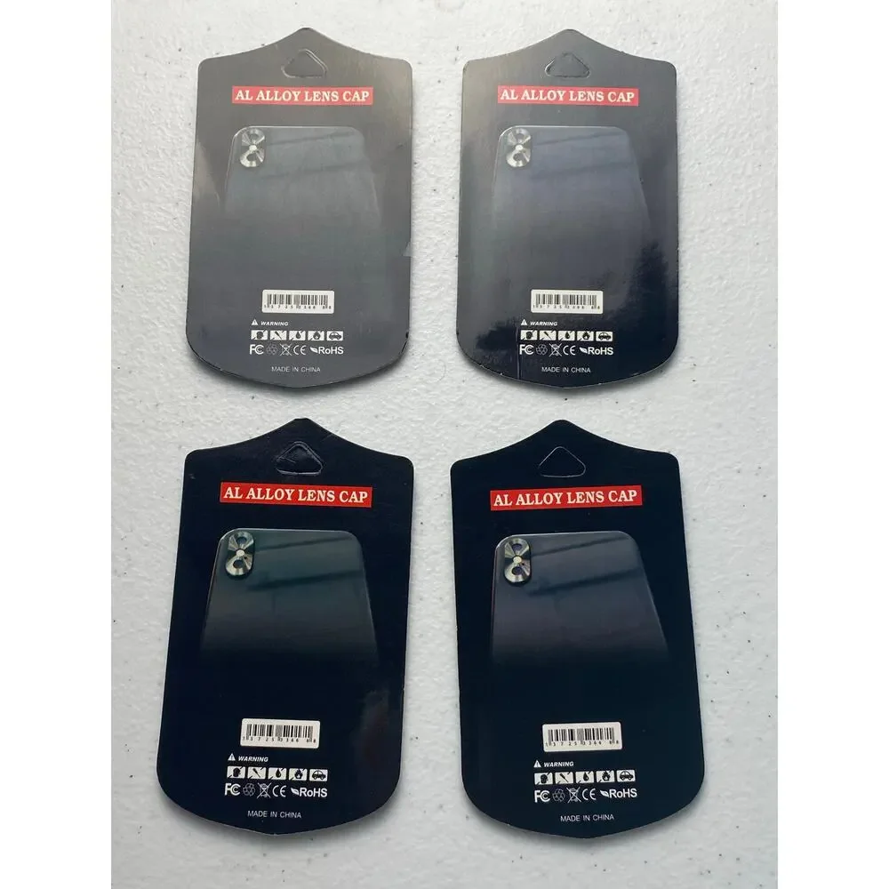 Alloy Lens Caps for iPhone 11 in Black Set of 4 NIP